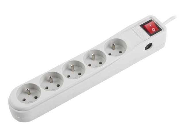 Armac Listwa zasilająca Armac ARC5 szara 5m 5 gniazd A5/SZ/50 A5/SZ/50