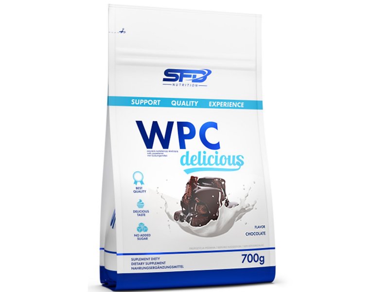 SFD NUTRITION WPC Delicious Protein 700g CZEKOLADA