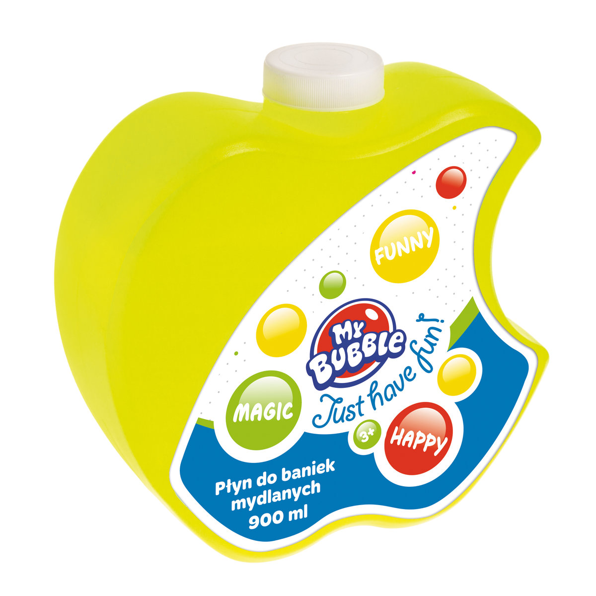 MEGA CREATIVE Płyn do baniek mydlanych 900ml jabłko