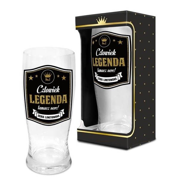 Szklanka do piwa Gold 