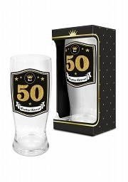 Pigmejka Szklanka do piwa PIGMEJKA Pięćdziesiątka, 500 ml