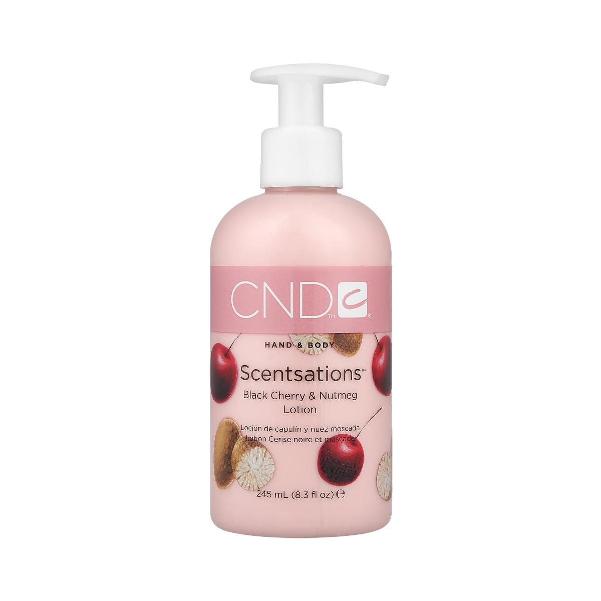 CND Scentsations, balsam do dłoni i ciała Wiśnia & Gałka Muszkatołowa, 245 ml