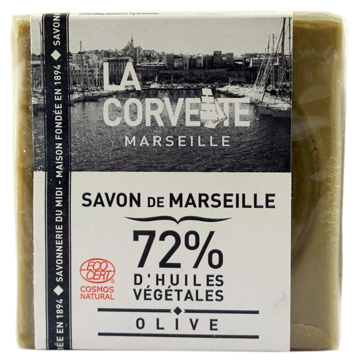 La Corvette Marseille-kostka Savon de Marseille Olive, naturalny mydła od 1894 R. mydła 200 G 270201