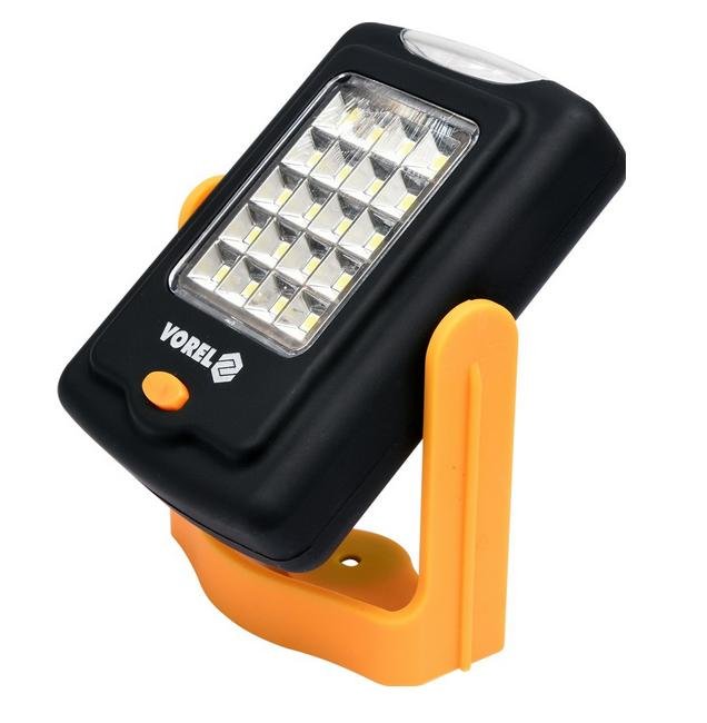 Vorel LAMPA RĘCZNA OBROTOWA 20+3 LED 82730