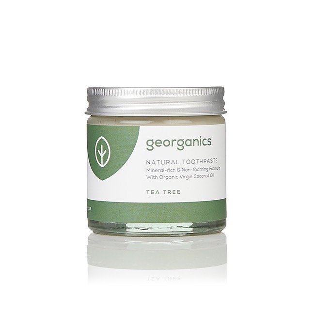 GEORGANICS Georganics, Mineralna pasta do zębów w słoiku Tea