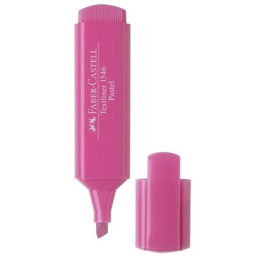 Faber-Castell Zakreślacz Faber Castell pastelowy Rose różowy 154654