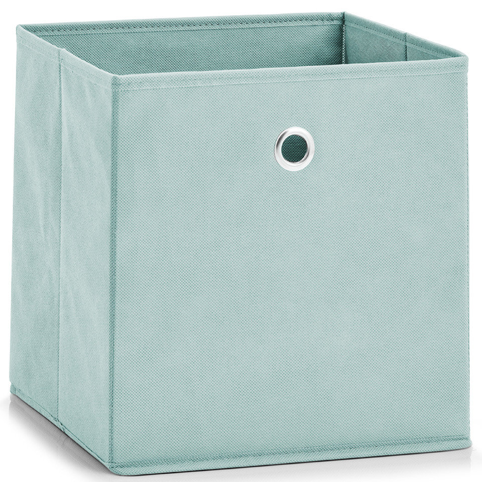 Zeller Pudełko tekstylne, 28x28x28 cm, turkusowe