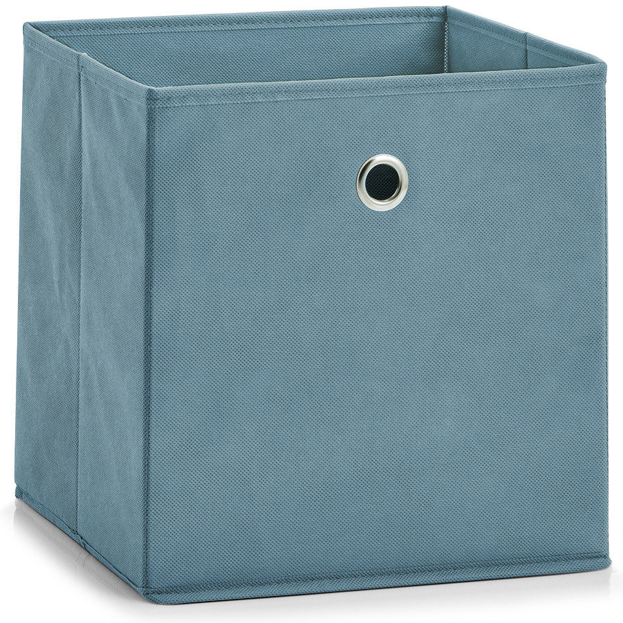 Zeller Pudełko tekstylne, 28x28x28 cm, niebieskie
