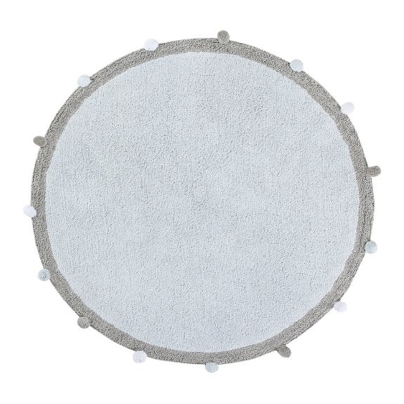 Lorena Canals Dywan bawełniany, Bubbly, Soft Blue