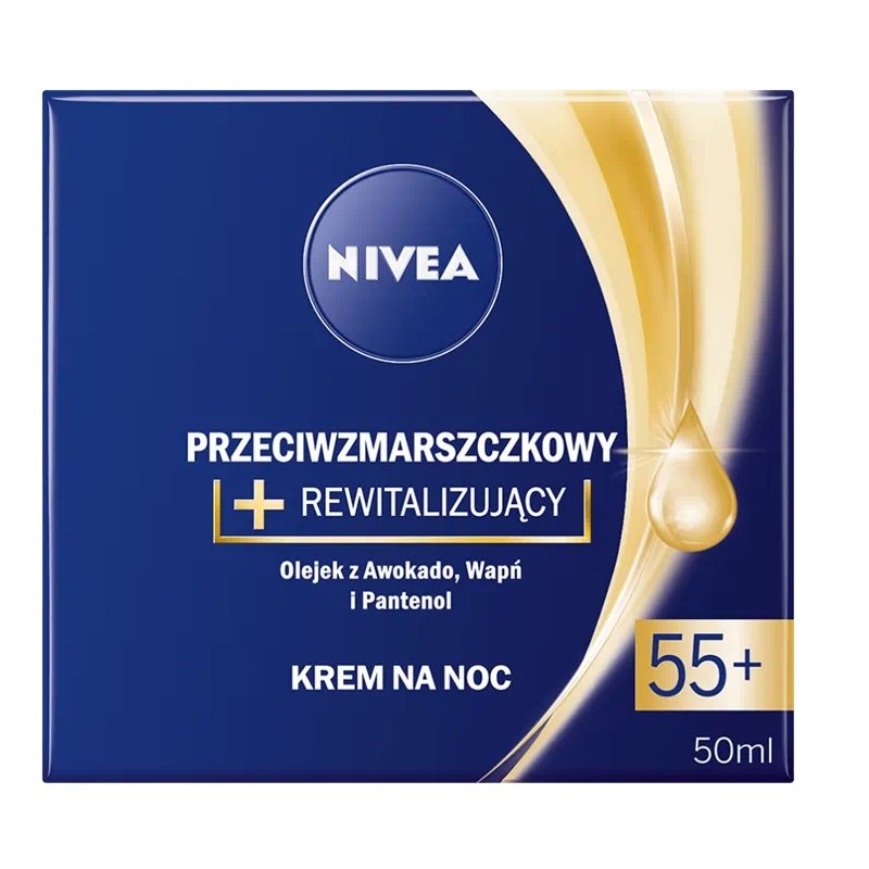 Nivea Przeciwzmarszczkowy rewitalizujący krem do twarzy 55+ na dzień 50 ml