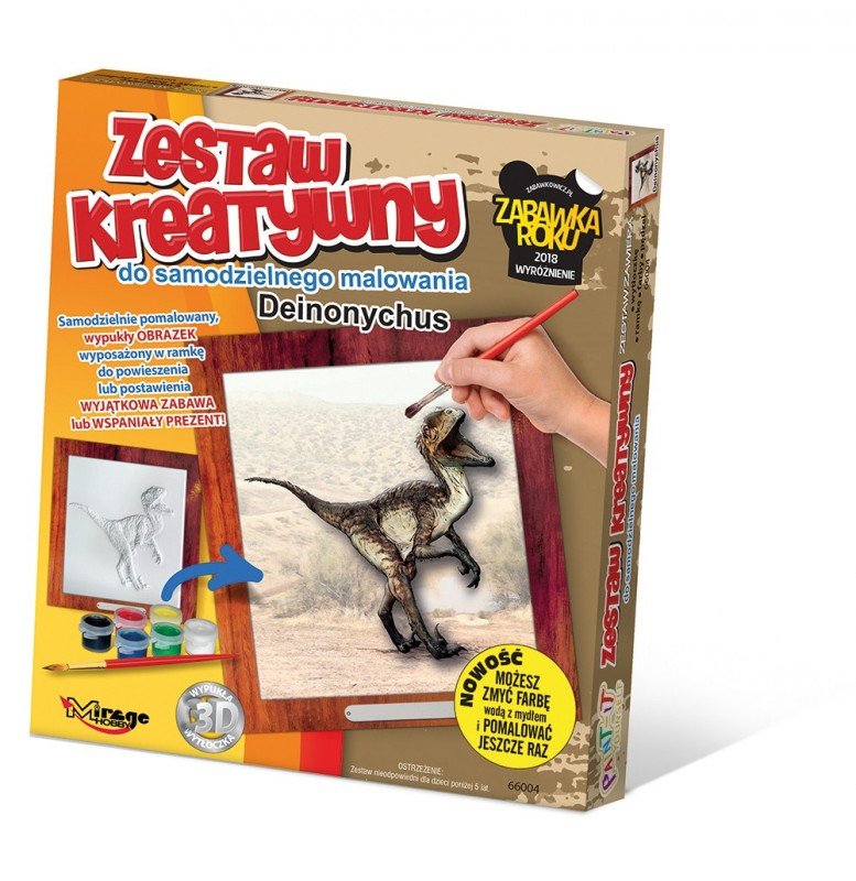 Mirage Hobby Zestaw Kreatywny do malowania Dino Deinonychus
