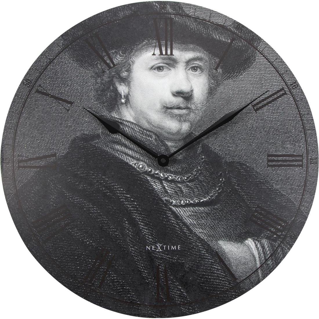 Nextime Zegar ścienny Rembrandt, szary, 50 cm