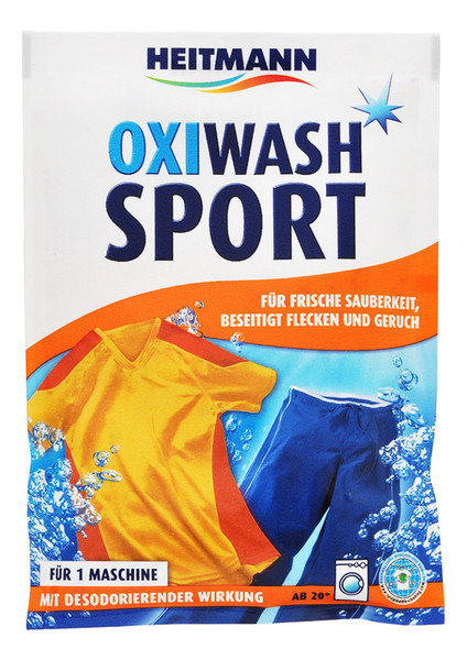 Heitmann Odplamiacz do tkanin w proszku Oxi Wash Sport, 50 g