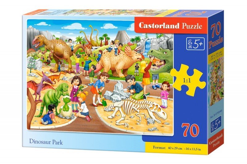 Castorland Puzzle premium Dinosaur Park 70