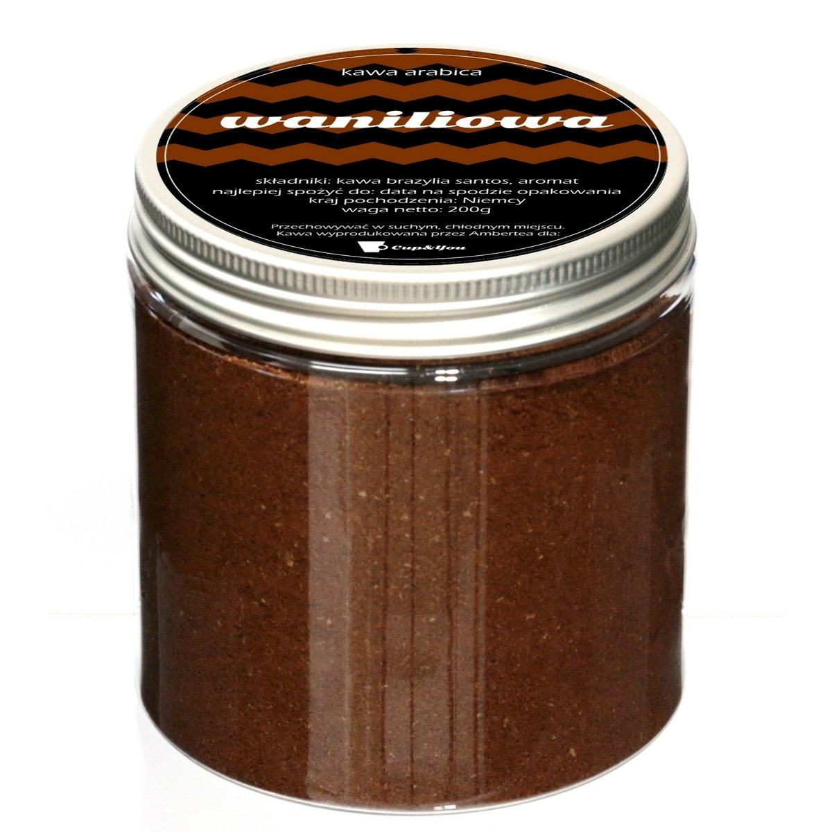 Kawa Arabica mielona smakowa CUP&YOU, waniliowa, 200 g