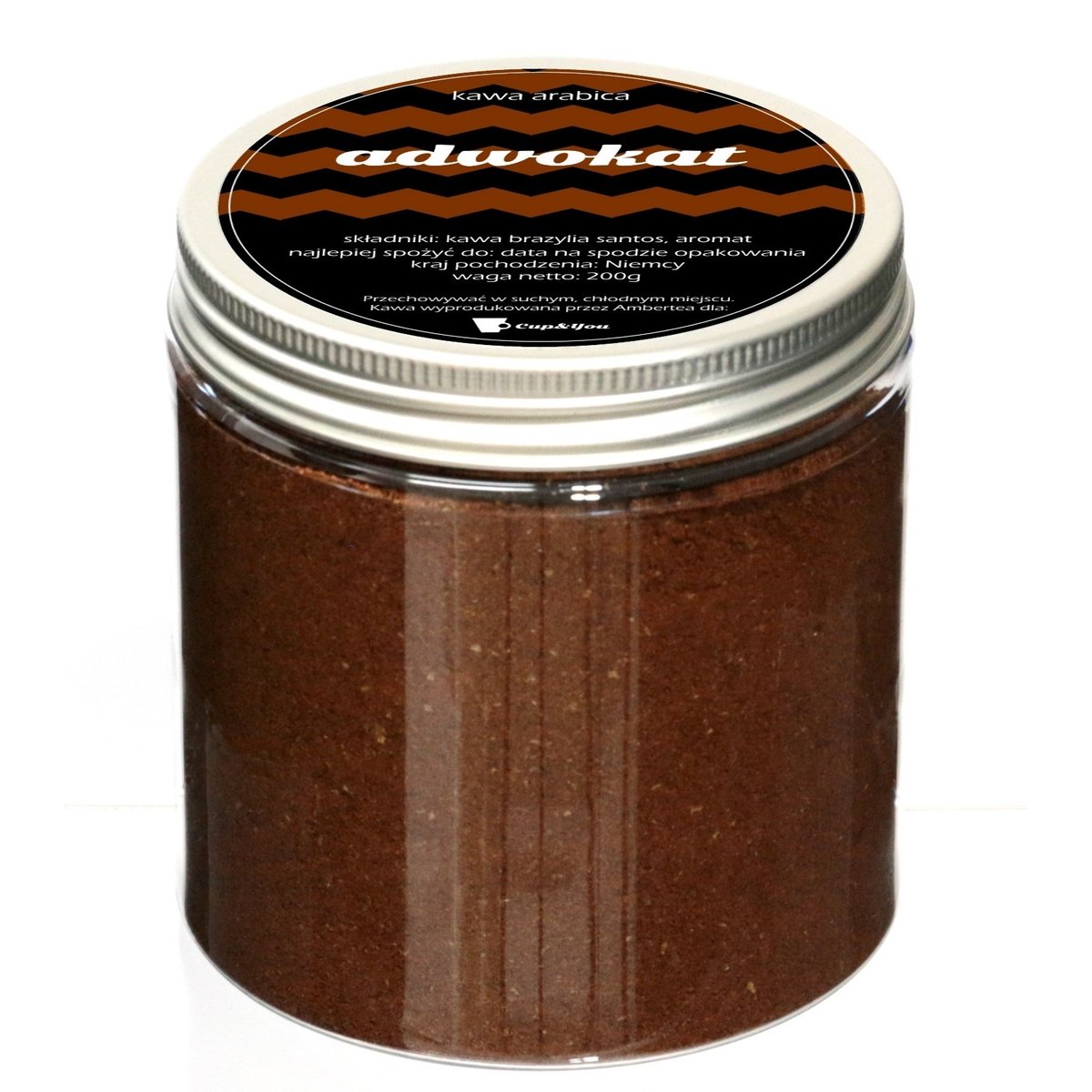 Kawa Arabica mielona smakowa CUP&YOU, adwokat, 200 g