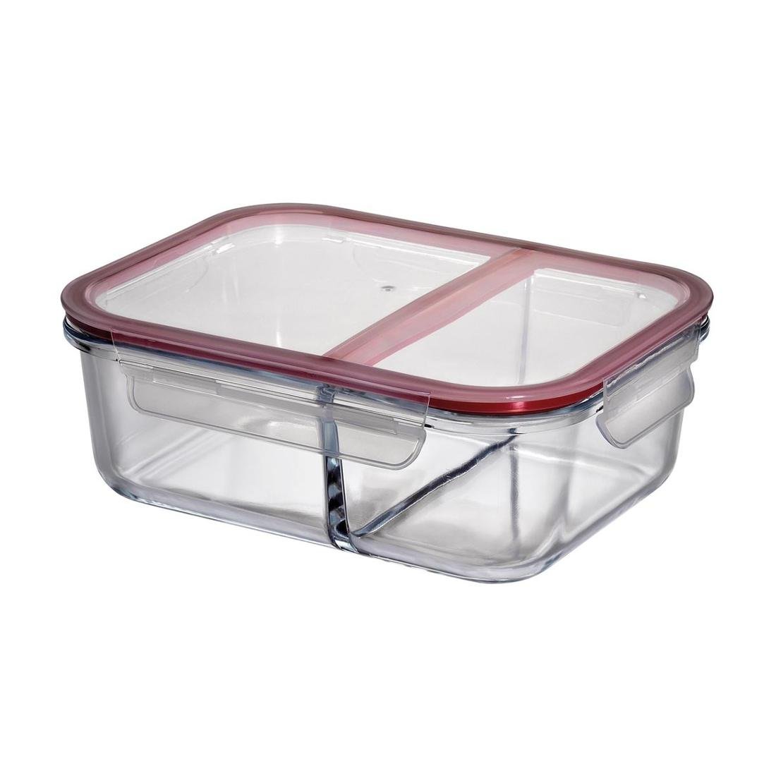 Küchenprofi Lunch Box Szklany Dwukomorowy Kuchenprofi Duży Glass