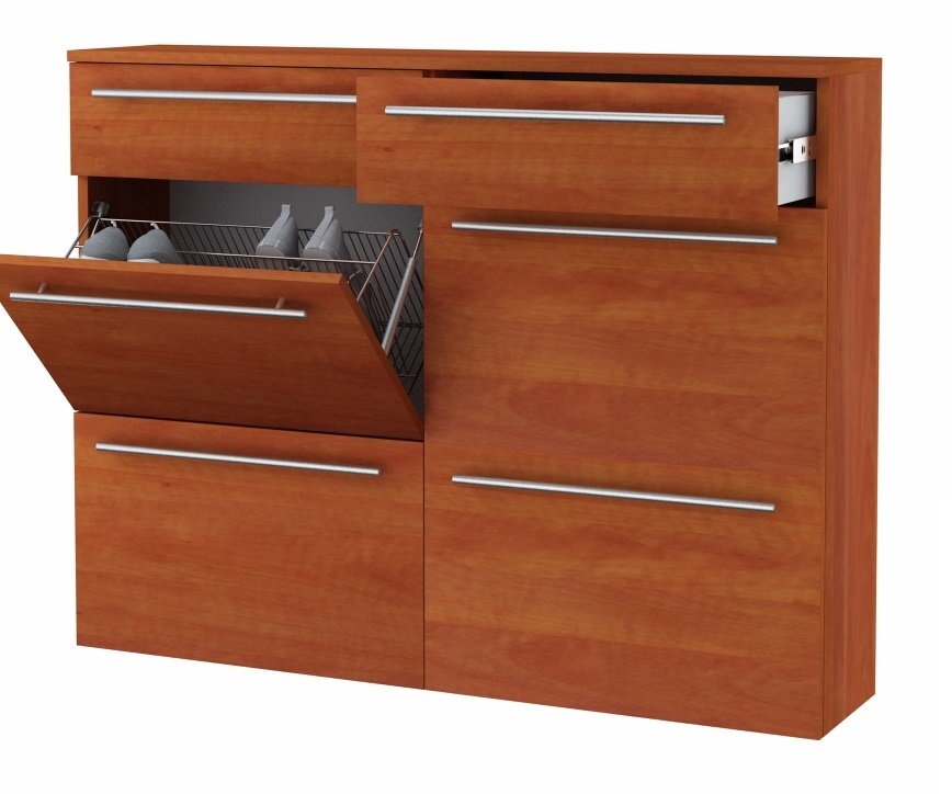 Szafka na buty LOCO Salamanca SM, grusza polna, 100x130x28 cm