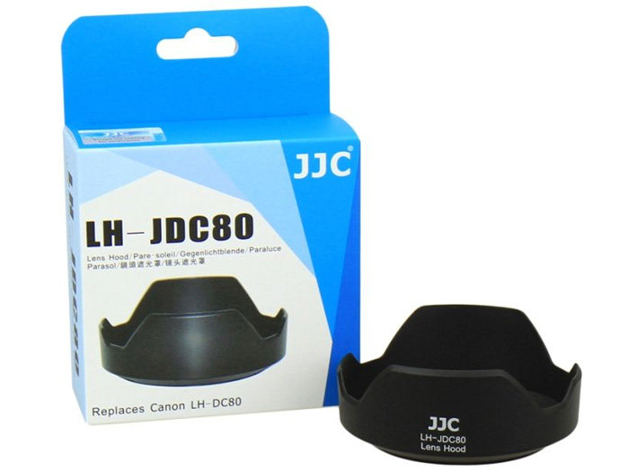JJC LH-jdc80 przeciwsłoneczną do modelu Canon PowerShot G1 X Mark II pod światło podobne do Canon LH-DC80 LH-JDC80