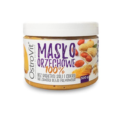 Ostrovit 100% Masło Orzechowe 500G