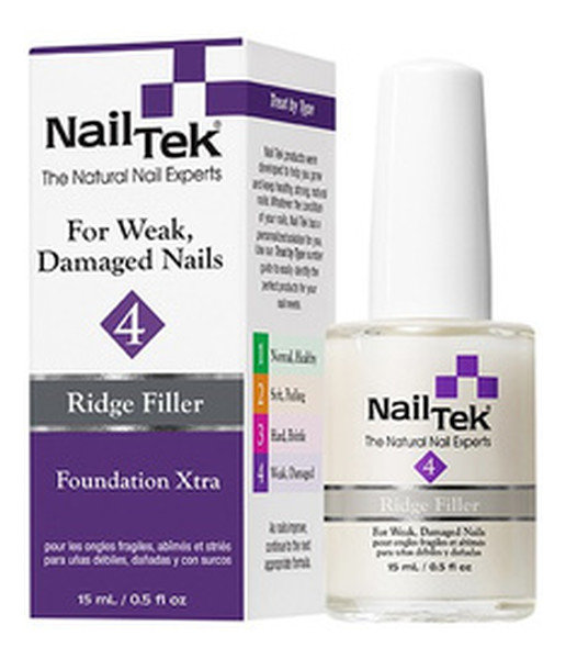 Nail Tek Foundation XTRA, odżywka podkładowa do paznokci bardzo miękkich, 15 ml