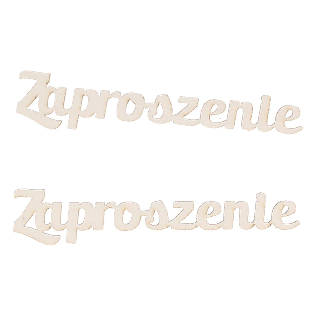 EKO-DECO, napis, Zaproszenie, 2 sztuki
