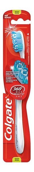 Colgate SZCZOTECZKA 360 MAX WHITE ONE ŚREDNIA 276786