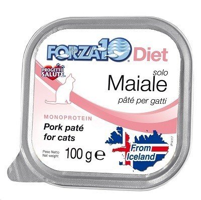 Forza10 Karma mokra dla kota Solo Diet, wieprzowina, 100 g