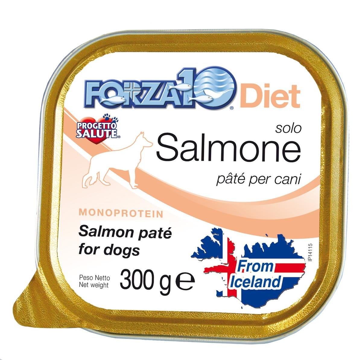 Forza10 Karma mokra dla psa Solo Diet, łosoś, 300 g