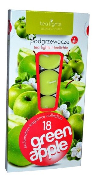 Admit Podgrzewacze zapachowe, zielone jabłko, 18 szt.