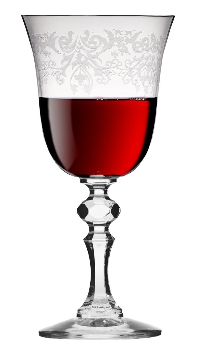 Krosno Glass Kieliszki do wina czerwonego 220 ml Krista Deco Glass 6 szt 5900345142500