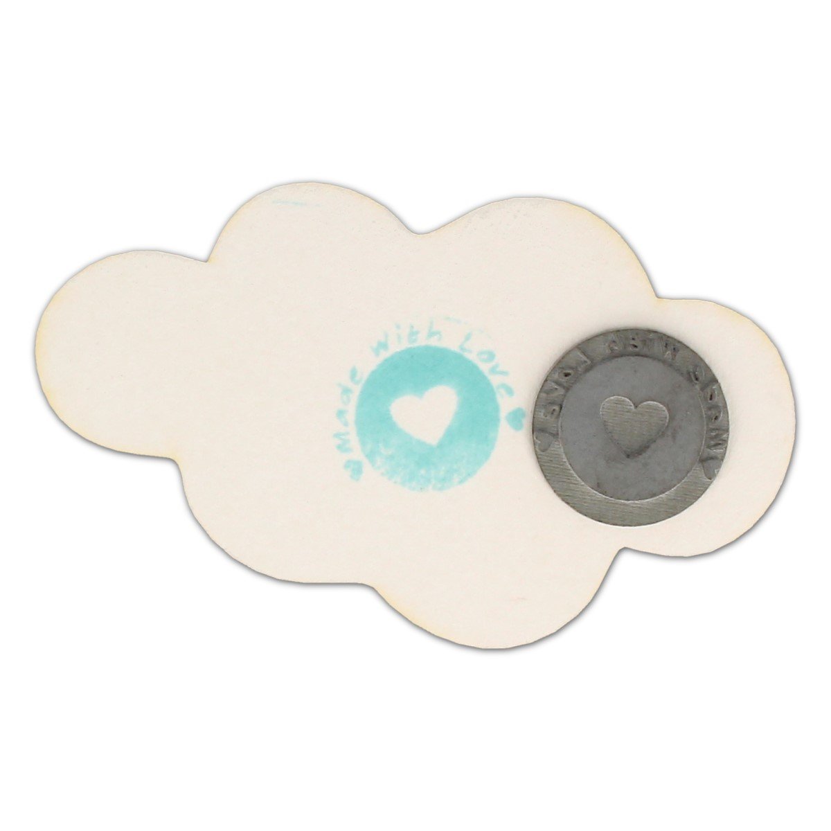 EKO-DECO, stempel, napis Made with love