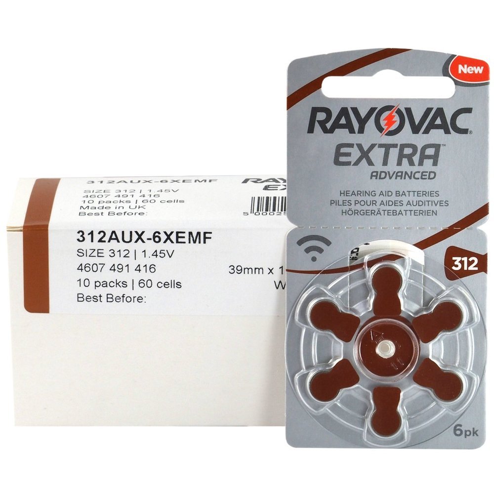 Rayovac Bateria Extra Advanced PR41 60 szt RAY21_zb