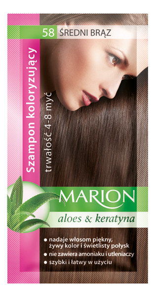 Marion szampon 4-8 myć 58- średni brąz 22062