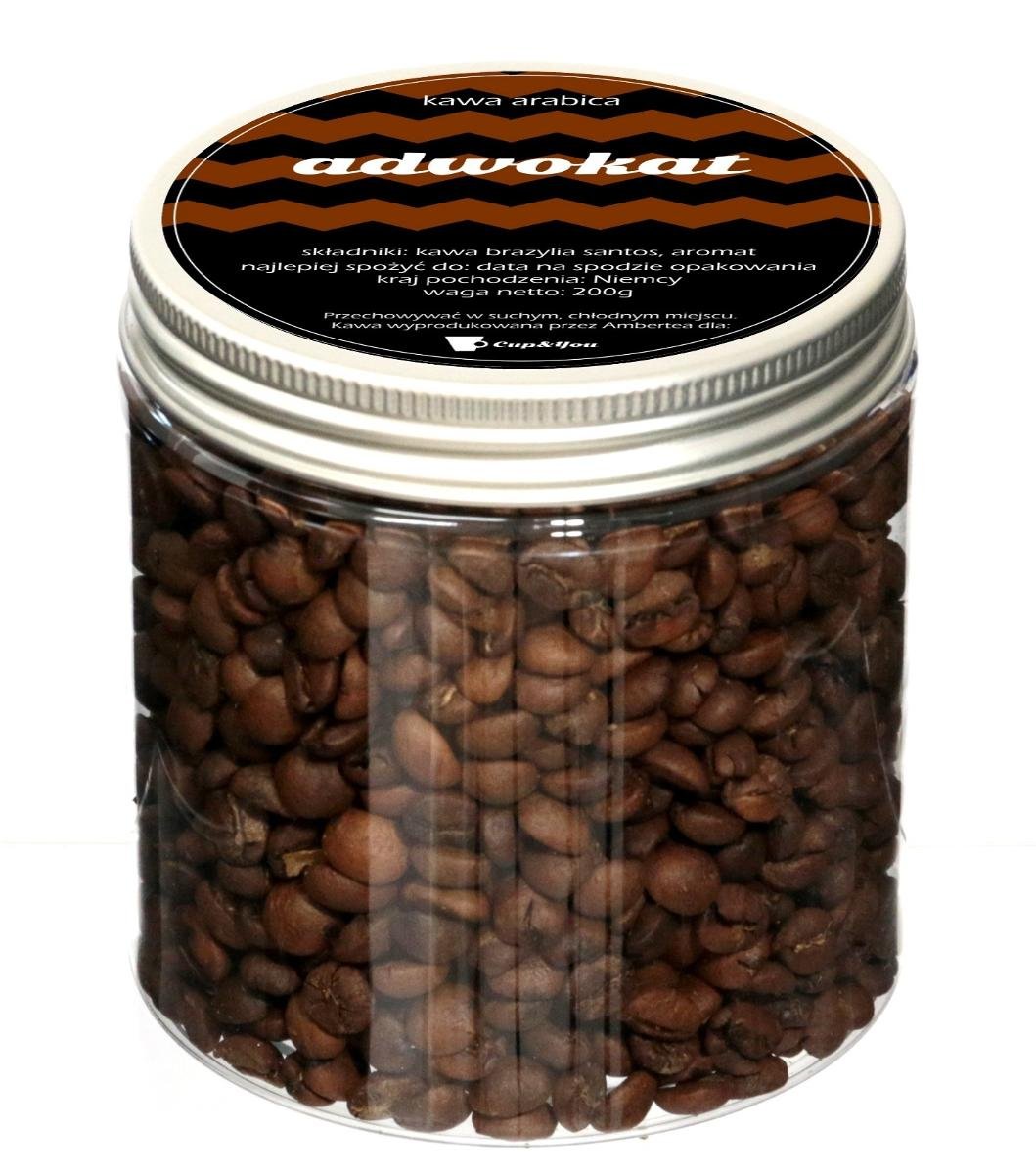 Kawa Arabica ziarnista smakowa CUP&YOU, adwokat, 200 g