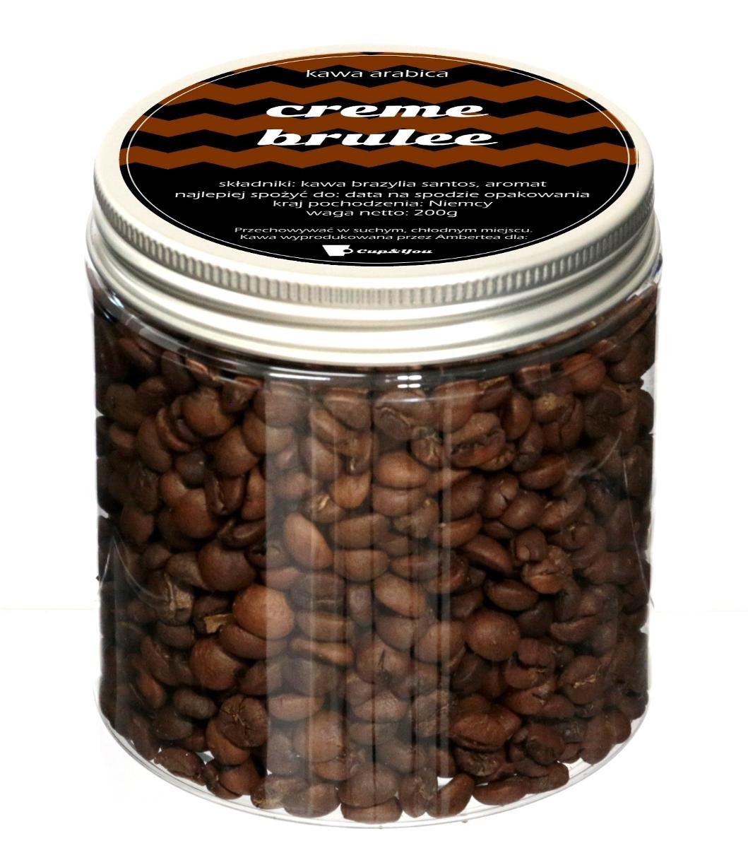 Kawa Arabica ziarnista smakowa CUP&YOU, crème brulee, 200 g