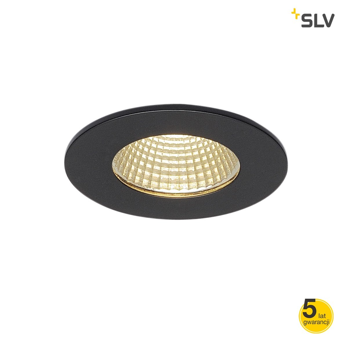 SLV SPOTLINE PATTAF 9W 3000K 38° czarna komplet z zasilaczem 114430 (114420)