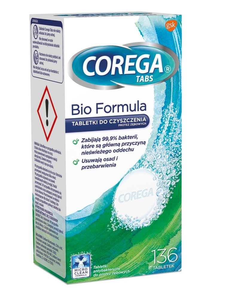 GlaxoSmithKline Corega Tabs Bio Formuła