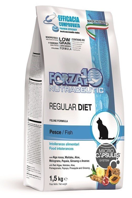 Forza10 Karma dla kota FORZA10 Regular Diet, z rybą, 1,5 kg