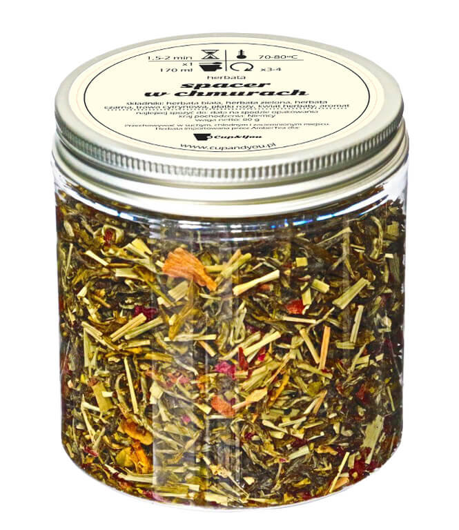 Herbata biała smakowa CUP&YOU, spacer w chmurach, 80 g