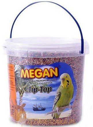 Megan Pokarm dla papug falistych Tip-Top, 1 l