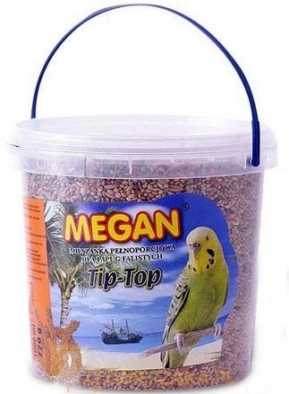 Megan Pokarm dla papug falistych Tip-Top, 1 l