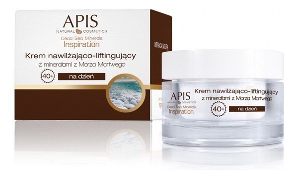 Apis NATURAL COSMETICS Krem nawilżająco-liftingujący z minerałami z Morza Martwego na dzień 40+, 50 ml