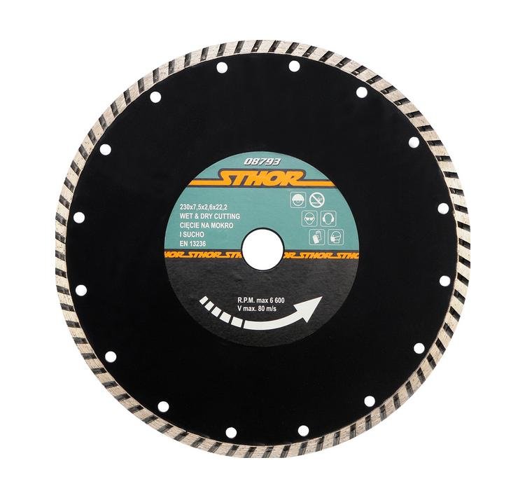 Sthor TARCZA DIAMENTOWA TURBO 230 MM 08793