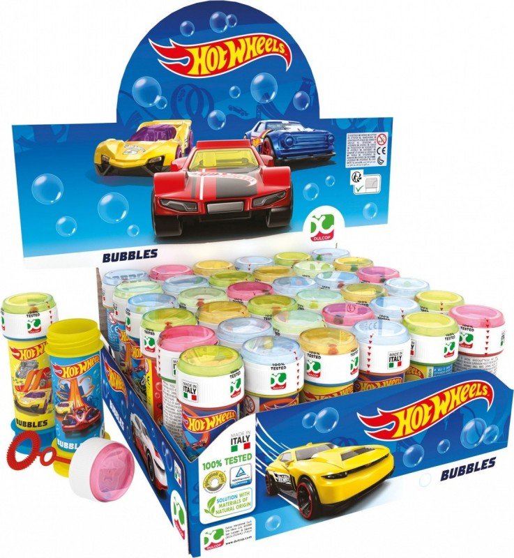 Dulcop Bańki mydlane Hot Wheels 60ml 36szt)