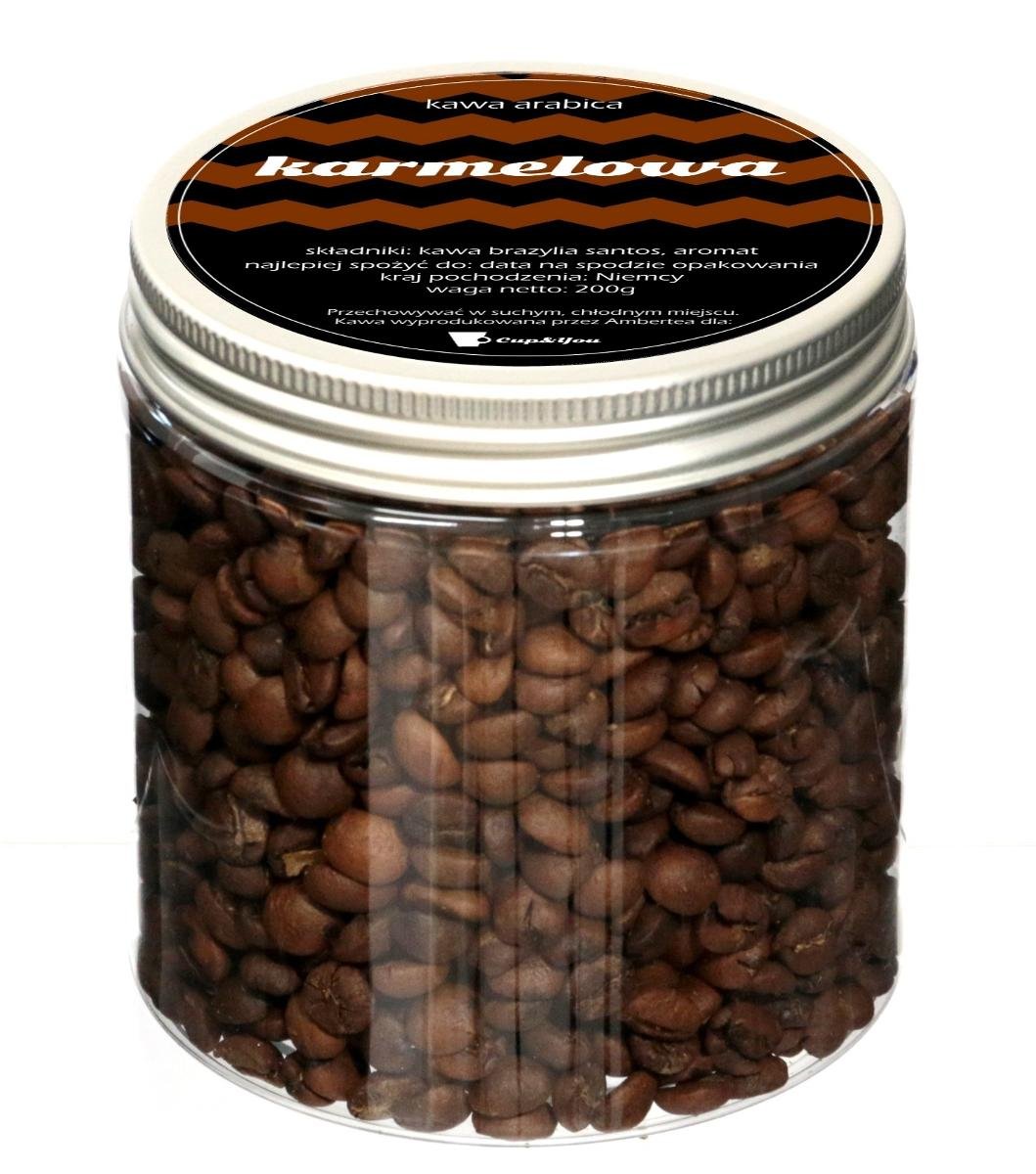 Kawa Arabica ziarnista smakowa CUP&YOU, karmelowa, 200 g