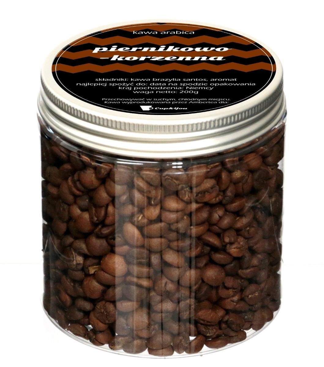 Kawa Arabica ziarnista smakowa CUP&YOU, piernikowo - korzenna, 200 g