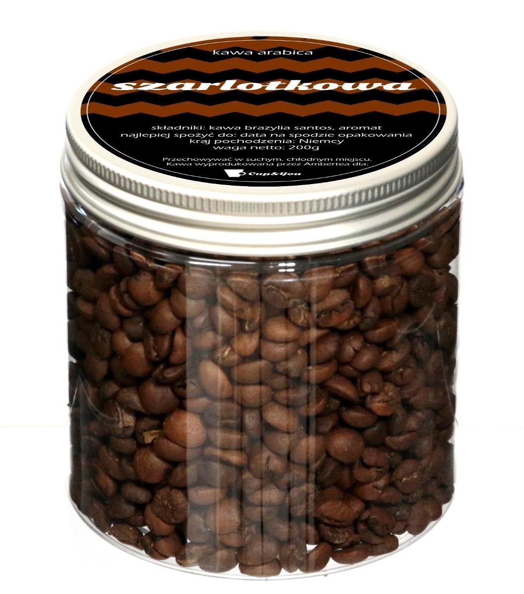 Kawa Arabica ziarnista smakowa CUP&YOU, szarlotkowa, 200 g