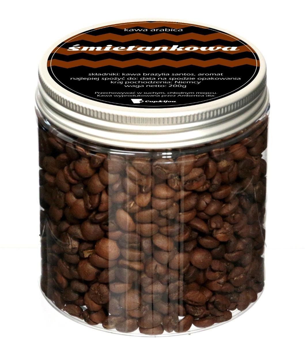 Kawa Arabica ziarnista smakowa CUP&YOU, śmietankowa, 200 g