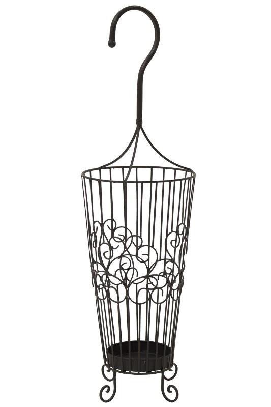 Pigmejka Pigmejka, Parasolnik metalowy, czarny, 88x25,5x25,5 cm